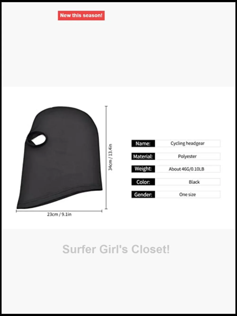 Thin Balaclava Ski Mask Full Face Mask Outdoor Sports